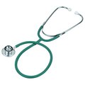 Veridian Healthcare Prism Aluminum Dual Head Stethoscope, Teal, Boxed 05-12013
